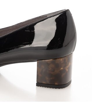 MODE ET JACOMO 【レイン対応】クラシックデザインレインパンプス ブラックコンビ