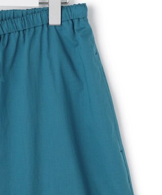J.PRESS YORK STREET 【WOMEN】コットンイージー ワイドパンツ ダルブルー系