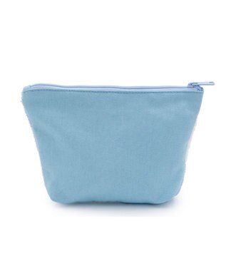 Mother garden しろたん サガラポーチ 《ミルクほしい》 水色