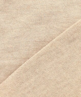 BEIGE， CHLOR / ウールシルク配色クルーネックカーディガン Beige