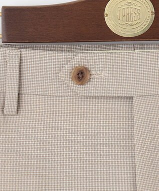 J.PRESS MEN 【PEPPIN MERINO COMFORT】ジオメトリックドビー スラックス ベージュ系