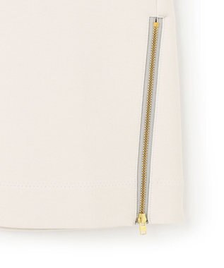 23区 S 【VERY掲載/洗える】コットンエアーダンボール サイドジップ カットソー ベージュ系