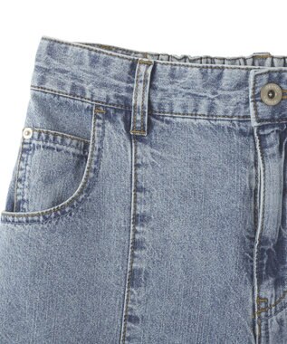 YECCA VECCA 綿麻バギーデニムパンツ Light Indigo