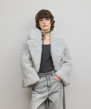 フェイクファーPコート