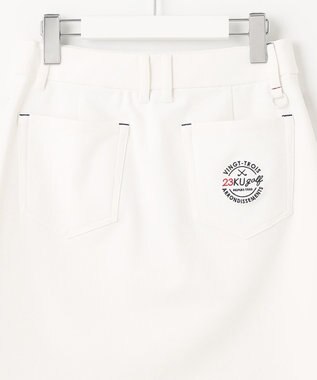 23区GOLF 【WOMEN】】トリコットツイル ベーシックスカート ホワイト系
