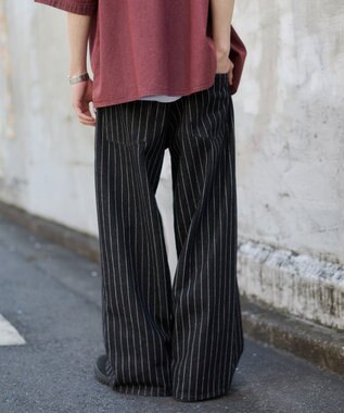 WEGO エクストラバギーデニムパンツ 柄1