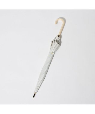 UNBILLION cache nez / フラワーラメ刺繍ショートパラソル ホワイト