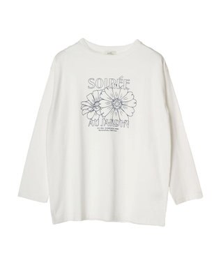earth music&ecology Ｆｌｏｗｅｒ　グラフィックロンＴ A