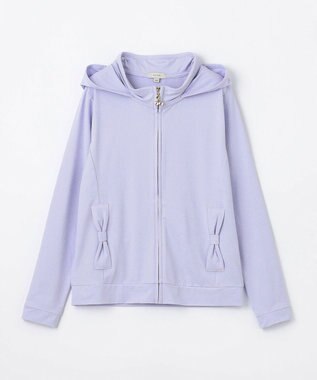 ANY KIDS UVカット リボンパーカー サックスブルー