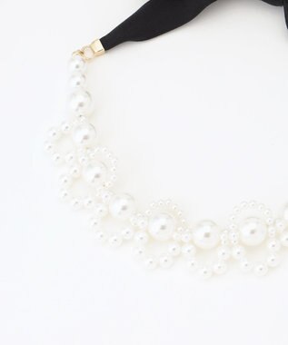 TOCCA LACE PEARL NECKLACE ネックレス ホワイト系