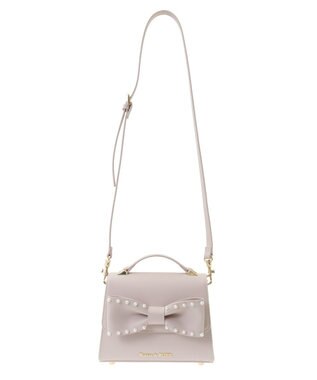 Maison de FLEUR パールリボンバッグ Pink