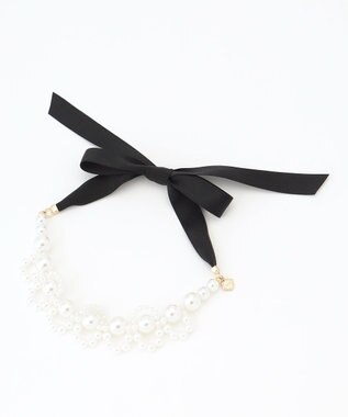 TOCCA LACE PEARL NECKLACE ネックレス ホワイト系