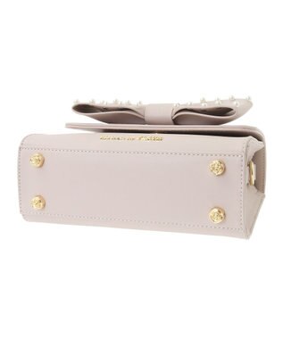 Maison de FLEUR パールリボンバッグ Pink