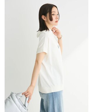 Green Parks フレンチスリーブ抜け襟カットプルオーバー Off White