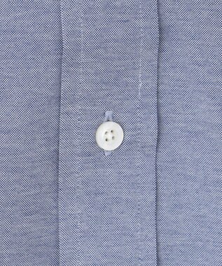 J.PRESS MEN 【Single Needle Tailoring / 形態安定】スムースハイゲージニット シャツ / B.D. サックスブルー系