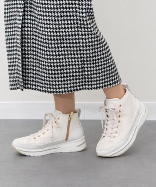 INTER-CHAUSSURES 【BUSSOLA】サイドジップハイカットスニーカー