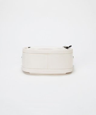 TOPKAPI 【Breath TOPKAPI】【撥水】ツヤ ナイロン ショルダー付き ラウンド トートバッグ クリーム