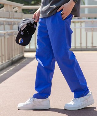 WEGO ナイロンイージーパンツ ブルー