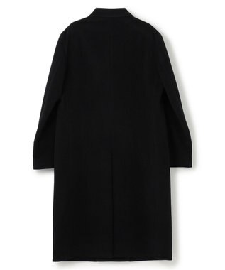 JOSEPH HOMME 【WEB限定】グロッシーウール　ダブルブレストチェスターコート ブラック系