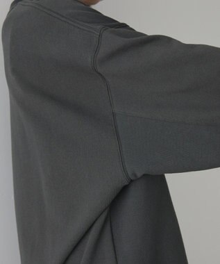 AMERICAN HOLIC カレッジロゴクラックプリント裏毛プルオーバー Charcoal Gray