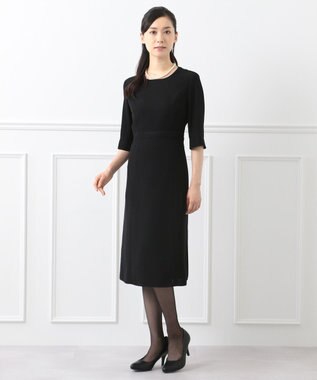 組曲 NOIR モランナ経二重 ジャケット+ワンピース ブラック系