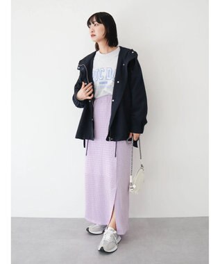 Green Parks 花粉防止　フーデッドブルゾン Navy