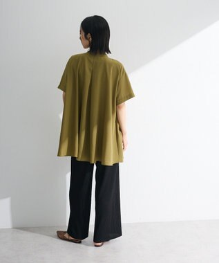 Green Parks ウエストタックシャツチュニック Olive