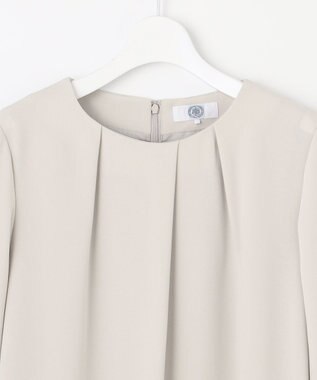 J.PRESS LADIES S 【WEB限定カラーあり・洗える】セラテリーダブルクロス ワンピース ベージュ系