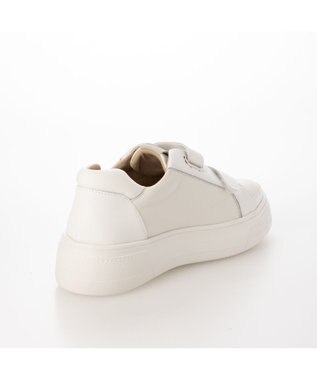 MODE ET JACOMO <MODE ET JACOMO>厚底ベルクロスニーカー ホワイト