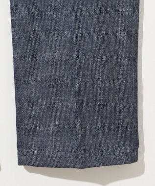 JOSEPH ABBOUD 清涼感【ウエストも伸びる!/弱撥水/イージーケア/軽量/ストレッチ】クールピケ パンツ ダルブルー系