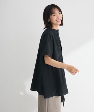 Green Parks ウエストタックシャツチュニック Black