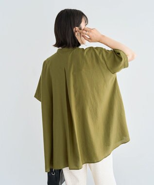 Green Parks ウエストタックシャツチュニック Olive