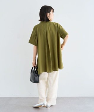 Green Parks ウエストタックシャツチュニック Olive