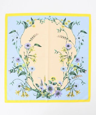 ANY マルチスクエアスカーフ ブルー