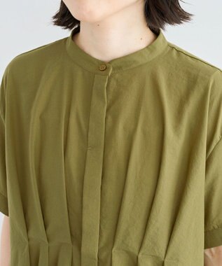 Green Parks ウエストタックシャツチュニック Olive
