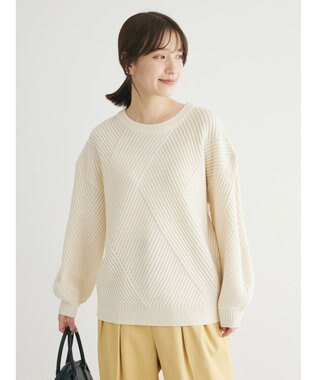 Green Parks ・Ｐｅｔｉｔ　Ｆｌｅｕｒ　ランダムキリカエニット Off White