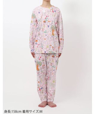 tsumori chisato SLEEP ツモリチサト パジャマ 長袖 長ズボン 綿100%(本体) UDX533 /ワコール ピンク