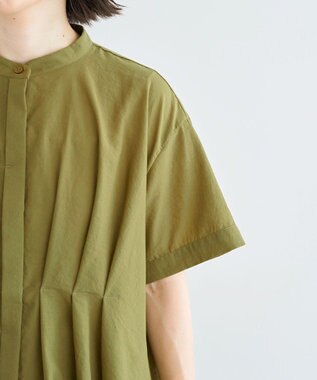 Green Parks ウエストタックシャツチュニック Olive