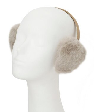 MOONBAT 【ラッピングBOX付き】FURLA ハート型イヤマフ ベージュ