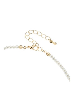 Green Parks ・ＨＡＬＦ　ＴＩＭＥ　ベビーパールハートネックレス White