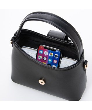 UNBILLION カシュカシュ cachecache / クルミベルト2wayスクエアバッグ ブラック