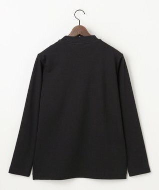 JOSEPH ABBOUD 【エコ素材和紙使用/日本素材/日本縫製/軽量/通気性/速乾性】和紙フライス×ハニカムＴシャツ ブラック系