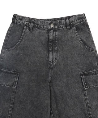 WEGO 2WAYマルチデニムカーゴパンツ デニムブラックソノタ