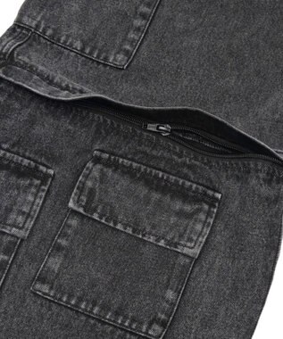 WEGO 2WAYマルチデニムカーゴパンツ デニムブラックソノタ