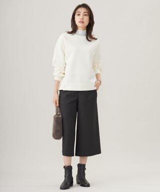 J.PRESS LADIES L 【WEB限定カラーあり】ダンボールニットジャージー カットソー ホワイト系