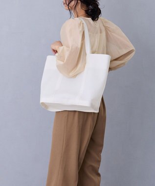 MioFIRANO DOOR J002 トートバッグ  A4サイズ対応 WHITE