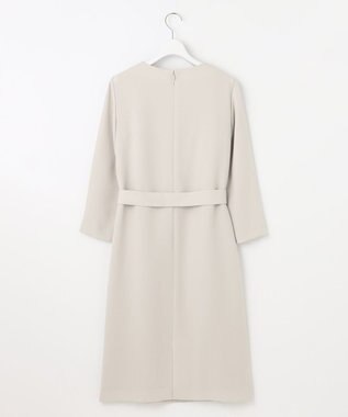 J.PRESS LADIES S 【WEB限定カラーあり・洗える】セラテリーダブルクロス ワンピース ベージュ系