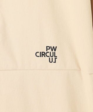 PW CIRCULUS 【撥水加工/ ストレッチ】【MEN】ハーフジップシャツ ゴルフ アイボリー系