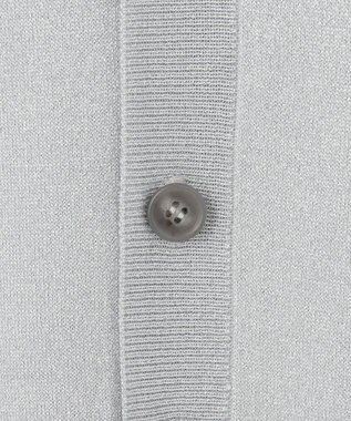 NAVE 【Nave・洗える】ラメニット カーディガン シルバー系