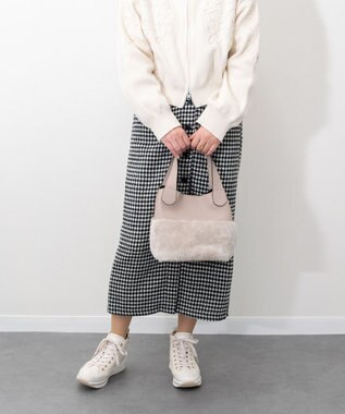 INTER-CHAUSSURES 【BUSSOLA】サイドジップハイカットスニーカー アイボリー